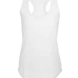 White SOL'S MOKA WOMEN’S RACER BACK TANK TOP Pólók/T-Shirt