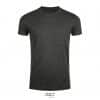 Charcoal Melange SOL'S IMPERIAL FIT - MEN'S ROUND NECK CLOSE FITTING T-SHIRT Pólók/T-Shirt
