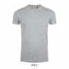 Grey Melange SOL'S IMPERIAL FIT - MEN'S ROUND NECK CLOSE FITTING T-SHIRT Pólók/T-Shirt