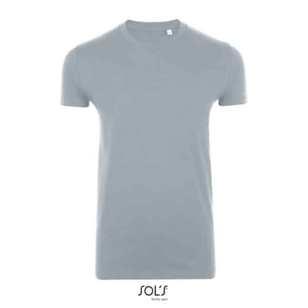 Pure Grey SOL'S IMPERIAL FIT - MEN'S ROUND NECK CLOSE FITTING T-SHIRT Pólók/T-Shirt
