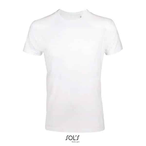 White SOL'S IMPERIAL FIT - MEN'S ROUND NECK CLOSE FITTING T-SHIRT Pólók/T-Shirt