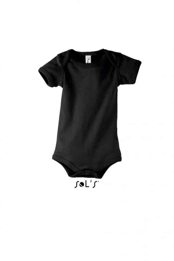 Black SOL'S BAMBINO - BABY BODYSUIT Gyermek ruházat