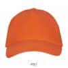 Orange SOL'S LONG BEACH - 5 PANEL CAP Sapkák