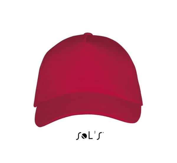 Red/White SOL'S LONG BEACH - 5 PANEL CAP Sapkák