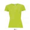 Neon Green SOL'S SPORTY WOMEN - RAGLAN-SLEEVED T-SHIRT Sport