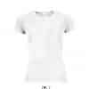 White SOL'S SPORTY WOMEN - RAGLAN-SLEEVED T-SHIRT Sport