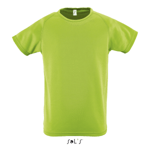 Apple Green SOL'S SPORTY KIDS - RAGLAN-SLEEVED T-SHIRT Gyermek ruházat