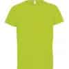 Neon Green SOL'S SPORTY KIDS - RAGLAN-SLEEVED T-SHIRT Gyermek ruházat