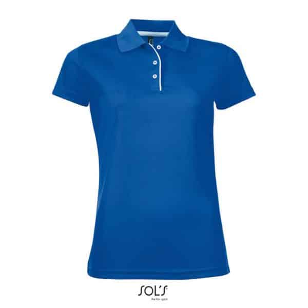 Royal Blue SOL'S PERFORMER WOMEN - SPORTS POLO SHIRT Sport