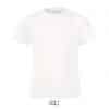 White SOL'S REGENT FIT KIDS - ROUND NECK T-SHIRT Gyermek ruházat