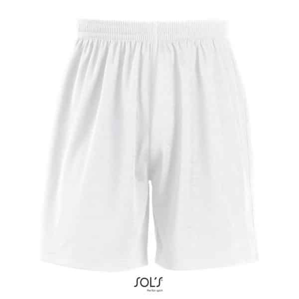 White SOL'S SAN SIRO 2 - ADULTS' BASIC SHORTS Sport