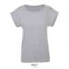 Grey Melange SOL'S MELBA WOMEN’S ROUND NECK T-SHIRT Pólók/T-Shirt