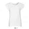 White SOL'S MELBA WOMEN’S ROUND NECK T-SHIRT Pólók/T-Shirt