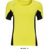 Neon Yellow SOL'S SYDNEY WOMEN - SHORT SLEEVE RUNNING T-SHIRT Sport