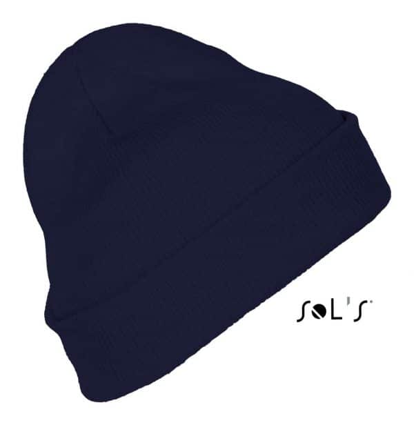 French Navy SOL'S PITTSBURGH - SOLID-COLOUR BEANIE WITH CUFFED DESIGN Sapkák