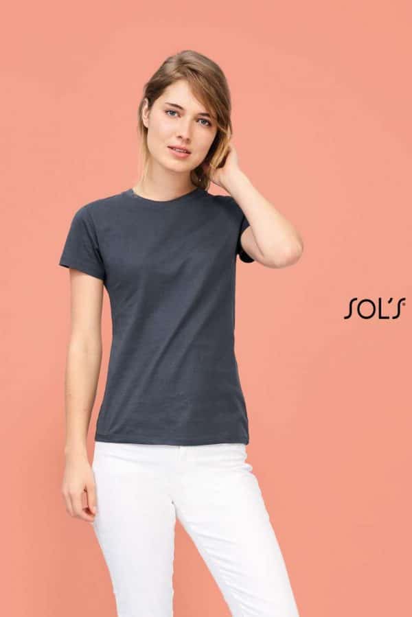 SOL'S REGENT WOMEN - ROUND COLLAR T-SHIRT Pólók/T-Shirt