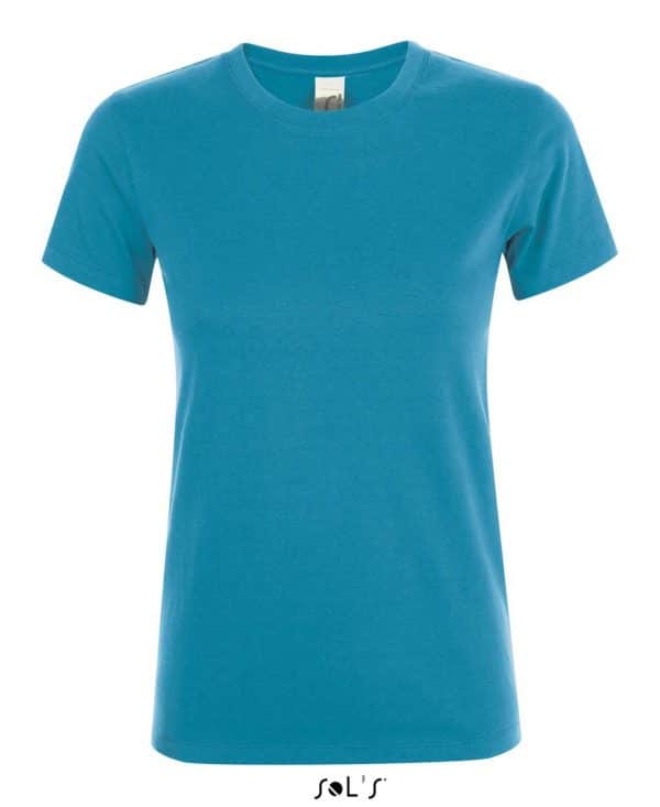 Aqua SOL'S REGENT WOMEN - ROUND COLLAR T-SHIRT Pólók/T-Shirt