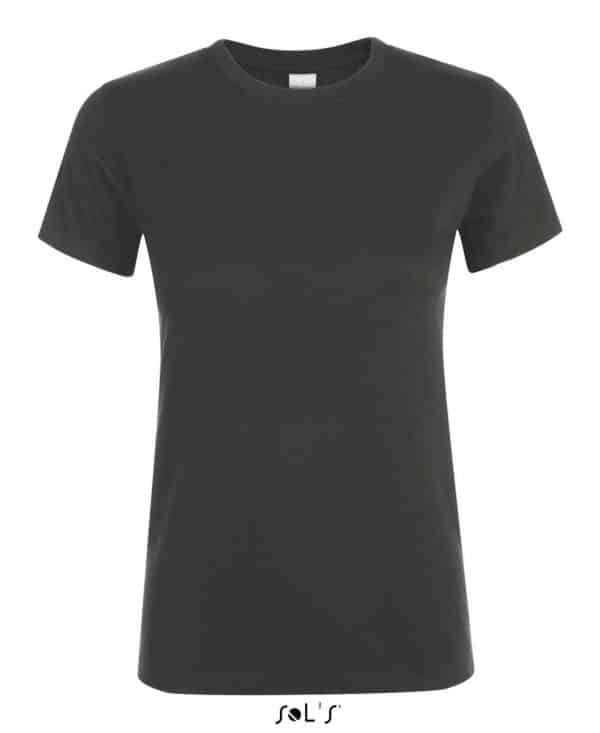 Mouse Grey SOL'S REGENT WOMEN - ROUND COLLAR T-SHIRT Pólók/T-Shirt