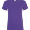 Dark Purple SOL'S REGENT WOMEN - ROUND COLLAR T-SHIRT Pólók/T-Shirt