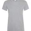 Grey Melange SOL'S REGENT WOMEN - ROUND COLLAR T-SHIRT Pólók/T-Shirt