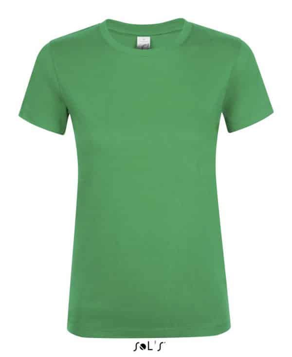 Kelly Green SOL'S REGENT WOMEN - ROUND COLLAR T-SHIRT Pólók/T-Shirt