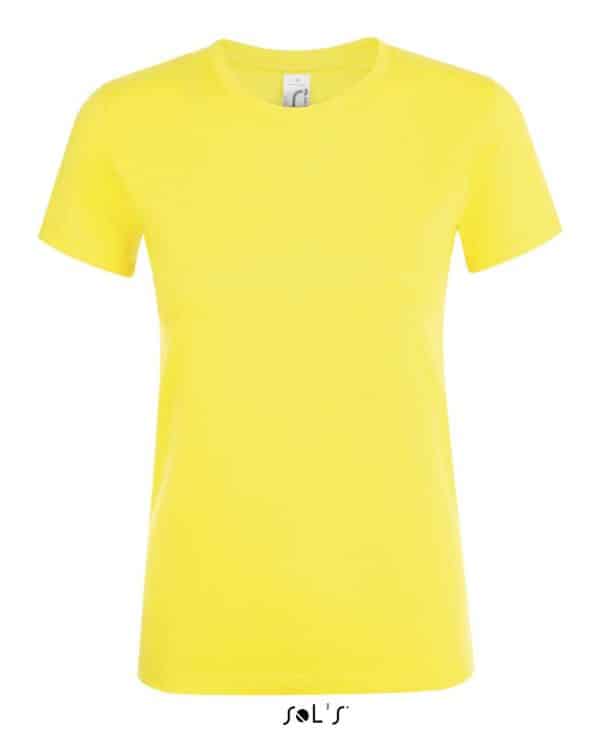 Lemon SOL'S REGENT WOMEN - ROUND COLLAR T-SHIRT Pólók/T-Shirt