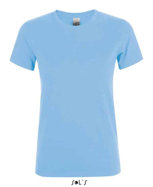 Sky Blue SOL'S REGENT WOMEN - ROUND COLLAR T-SHIRT Pólók/T-Shirt