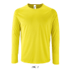 Neon Yellow SOL'S SPORTY LSL MEN - LONG-SLEEVE SPORTS T-SHIRT Sport