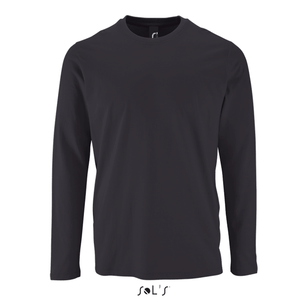 Mouse Grey SOL'S IMPERIAL LSL MEN - LONG-SLEEVE T-SHIRT Pólók/T-Shirt