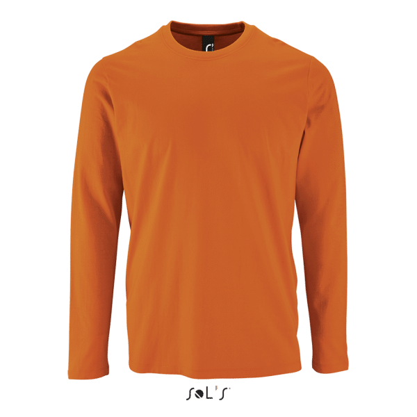 Orange SOL'S IMPERIAL LSL MEN - LONG-SLEEVE T-SHIRT Pólók/T-Shirt