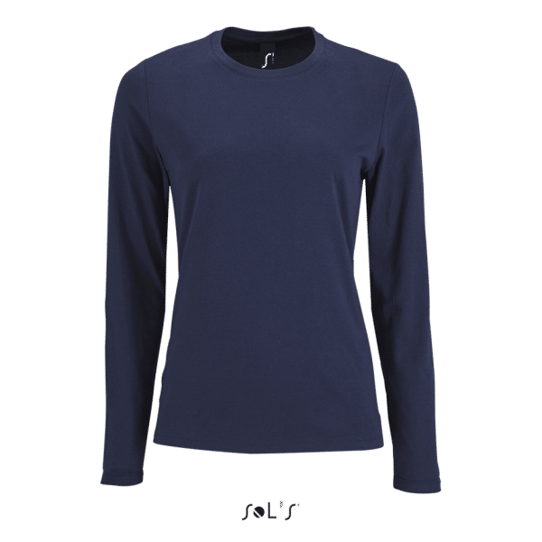 French Navy SOL'S IMPERIAL LSL WOMEN - LONG-SLEEVE T-SHIRT Pólók/T-Shirt