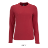 Red SOL'S IMPERIAL LSL WOMEN - LONG-SLEEVE T-SHIRT Pólók/T-Shirt