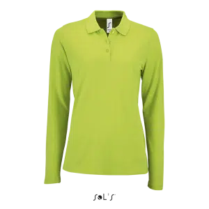 Apple Green SOL'S PERFECT LSL WOMEN - LONG-SLEEVE PIQUÉ POLO SHIRT Galléros pólók