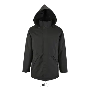 Black SOL'S ROBYN - UNISEX JACKET WITH PADDED LINING Kabátok