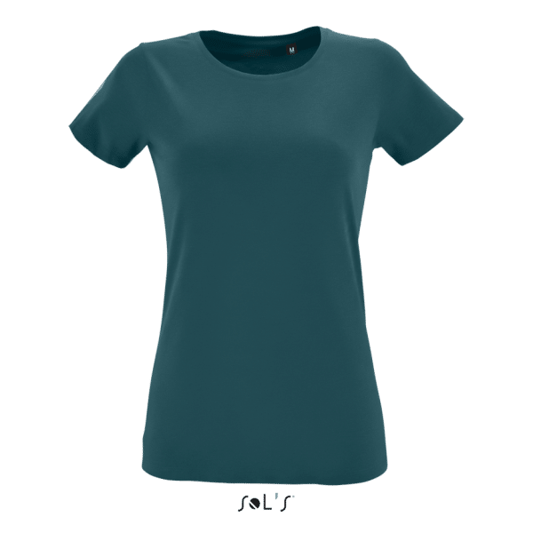 Duck Blue SOL'S REGENT FIT WOMEN ROUND COLLAR FITTED T-SHIRT Pólók/T-Shirt