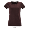 Oxblood SOL'S REGENT FIT WOMEN ROUND COLLAR FITTED T-SHIRT Pólók/T-Shirt