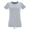 Pure Grey SOL'S REGENT FIT WOMEN ROUND COLLAR FITTED T-SHIRT Pólók/T-Shirt