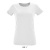 White SOL'S REGENT FIT WOMEN ROUND COLLAR FITTED T-SHIRT Pólók/T-Shirt