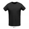 Deep Black SOL'S MARTIN MEN - ROUND-NECK FITTED JERSEY T-SHIRT Pólók/T-Shirt