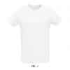 White SOL'S MARTIN MEN - ROUND-NECK FITTED JERSEY T-SHIRT Pólók/T-Shirt
