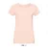 Creamy Pink SOL'S MARTIN WOMEN - ROUND-NECK FITTED JERSEY T-SHIRT Pólók/T-Shirt