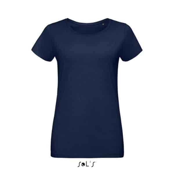 French Navy SOL'S MARTIN WOMEN - ROUND-NECK FITTED JERSEY T-SHIRT Pólók/T-Shirt