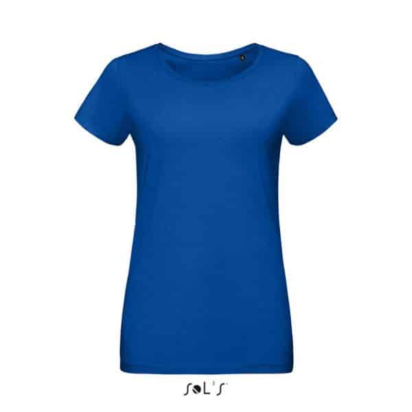 Royal Blue SOL'S MARTIN WOMEN - ROUND-NECK FITTED JERSEY T-SHIRT Pólók/T-Shirt