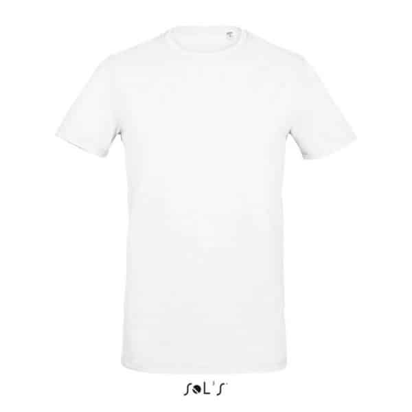 White SOL'S MILLENIUM MEN - ROUND-NECK T-SHIRT Pólók/T-Shirt