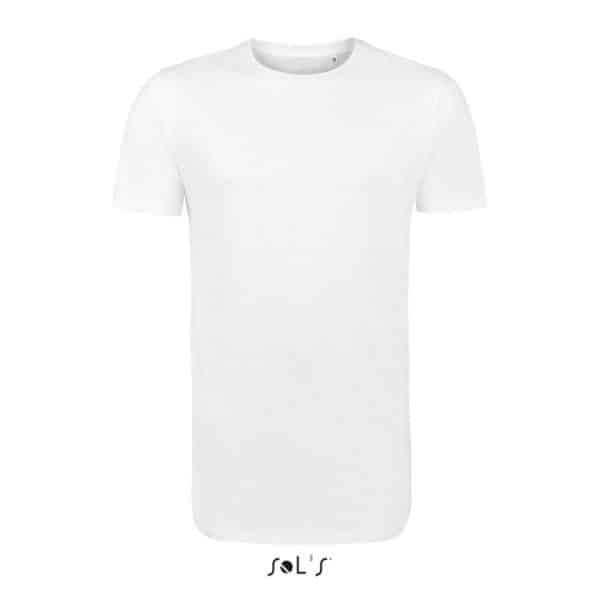 White SOL'S MAGNUM MEN - LONG T-SHIRT Pólók/T-Shirt