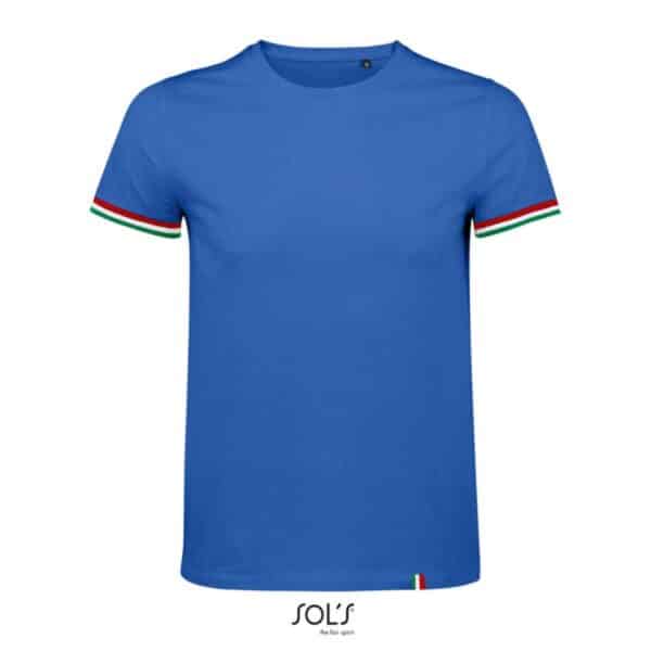 Royal Blue/Red/White/Kelly Green SOL'S RAINBOW MEN - SHORT SLEEVE T-SHIRT Pólók/T-Shirt