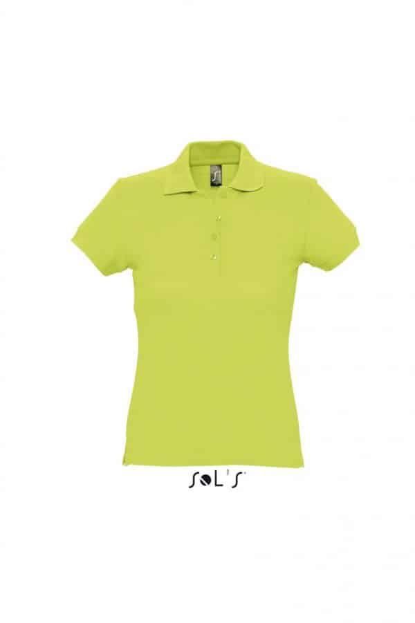 Apple Green SOL'S PASSION WOMEN'S POLO SHIRT Galléros pólók