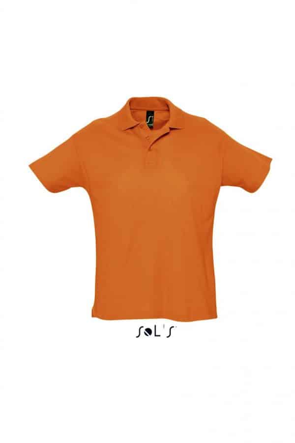 Orange SOL'S SUMMER II MEN'S POLO SHIRT Galléros pólók