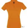 Orange SOL'S PERFECT WOMEN POLO SHIRT Galléros pólók