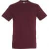 Burgundy SOL'S REGENT - UNISEX ROUND COLLAR T-SHIRT Pólók/T-Shirt
